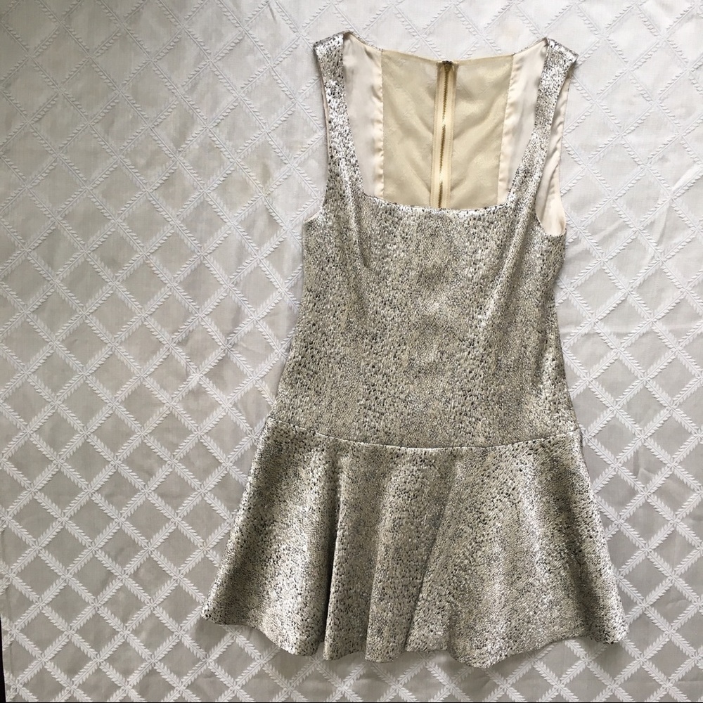 Alice + Olivia Silver Dress